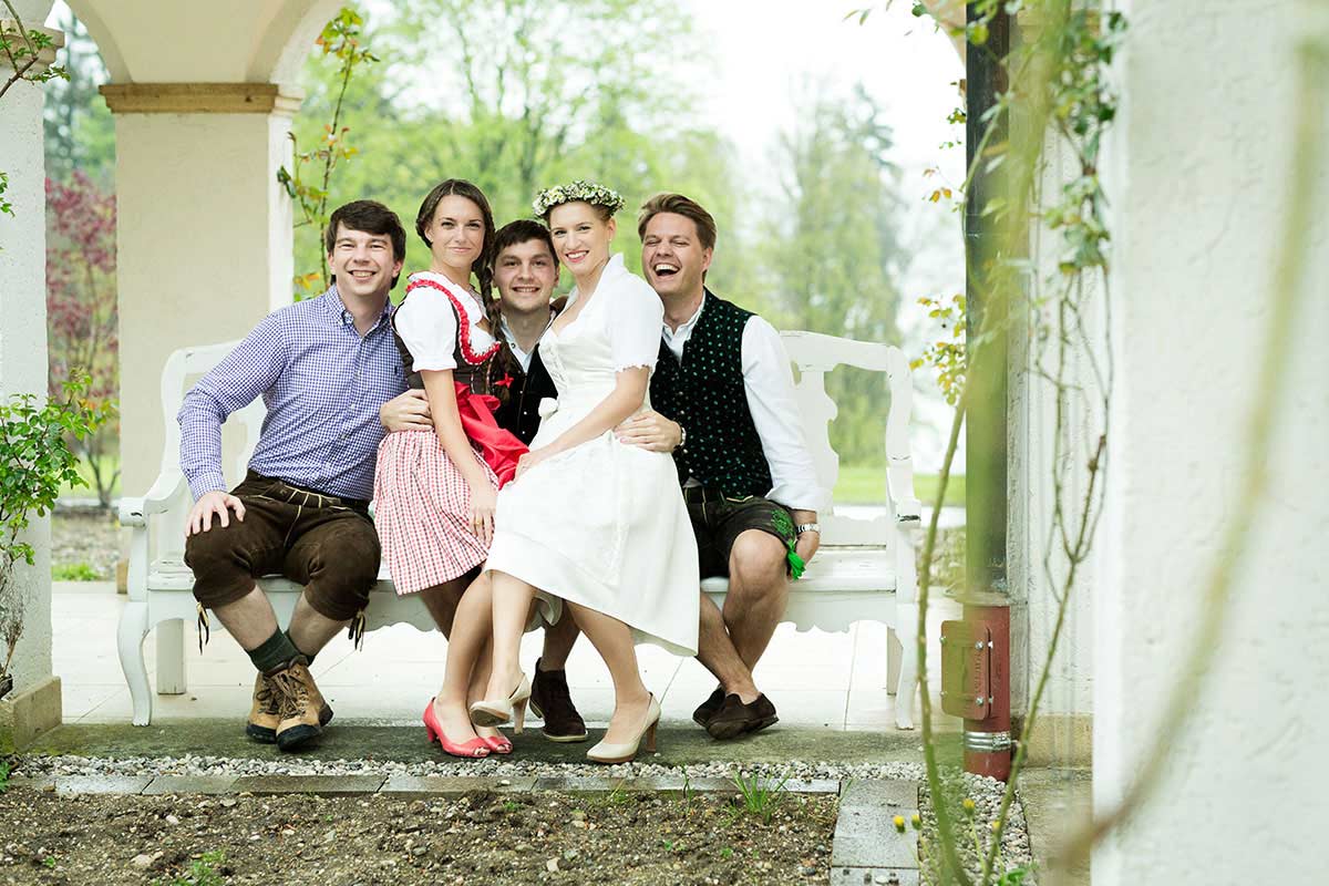 Gruppenfotos zur Hochzeit  – Hochzeit Schloss Höhenriedt
