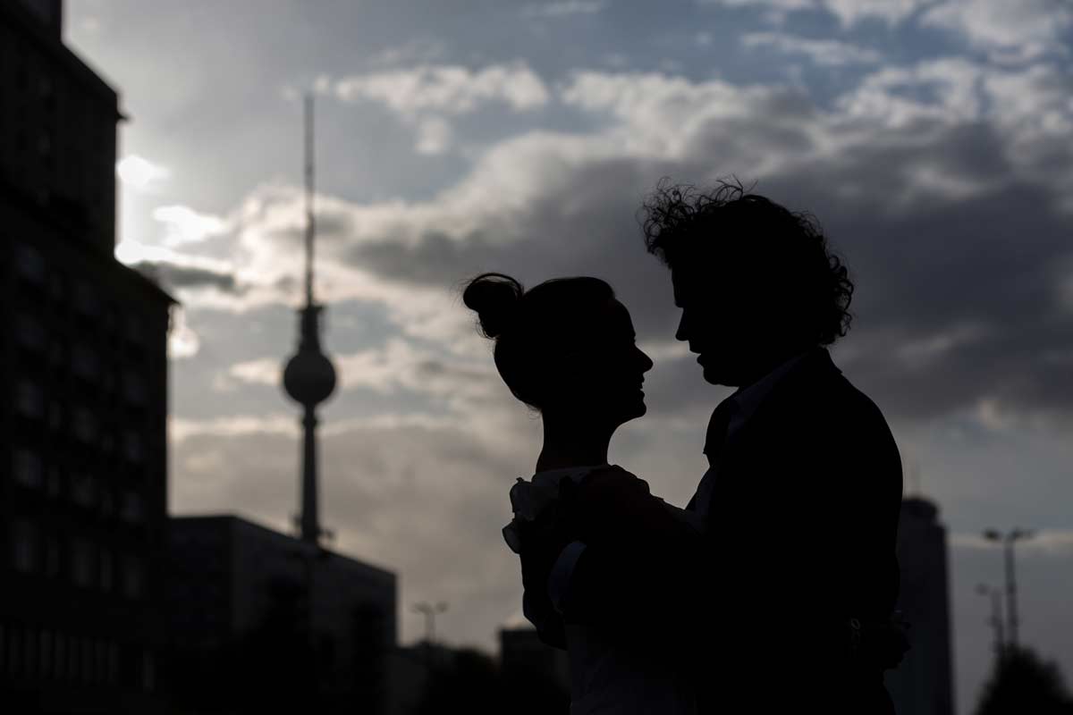 After Wedding Shooting – Television Tower Berlin