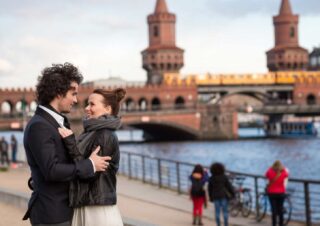 After Wedding Shooting – Oberbaum Bridge Berlin Kreuzberg