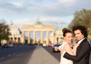 After Wedding Shooting – Brandenburg Gate Berlin