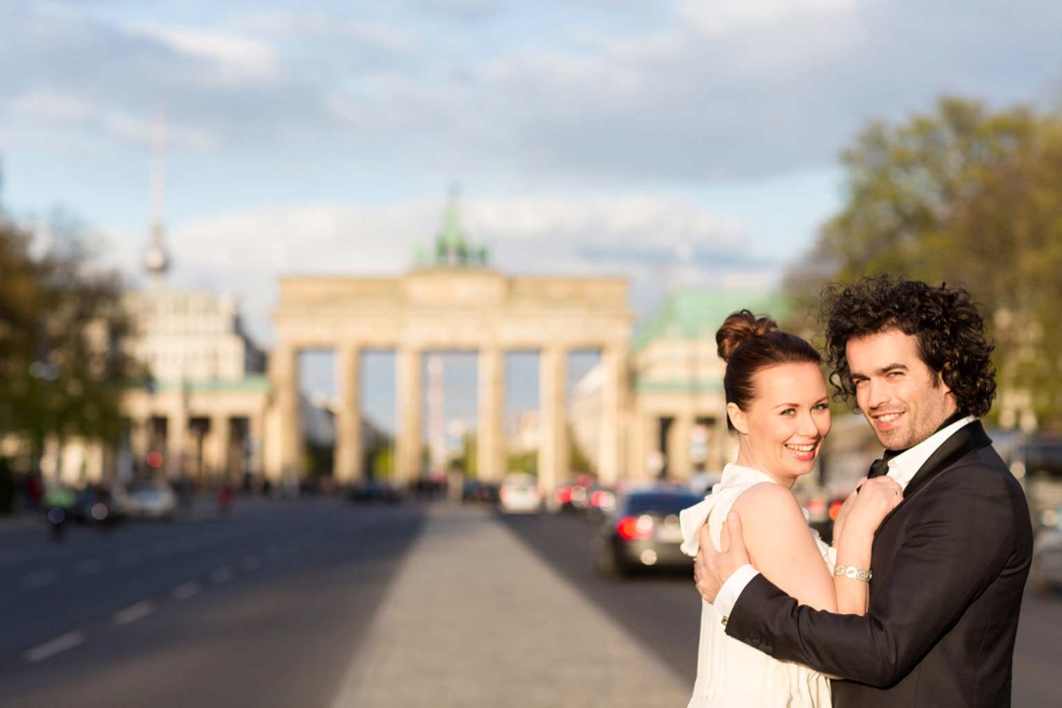 After Wedding Shooting – Brandenburg Gate Berlin
