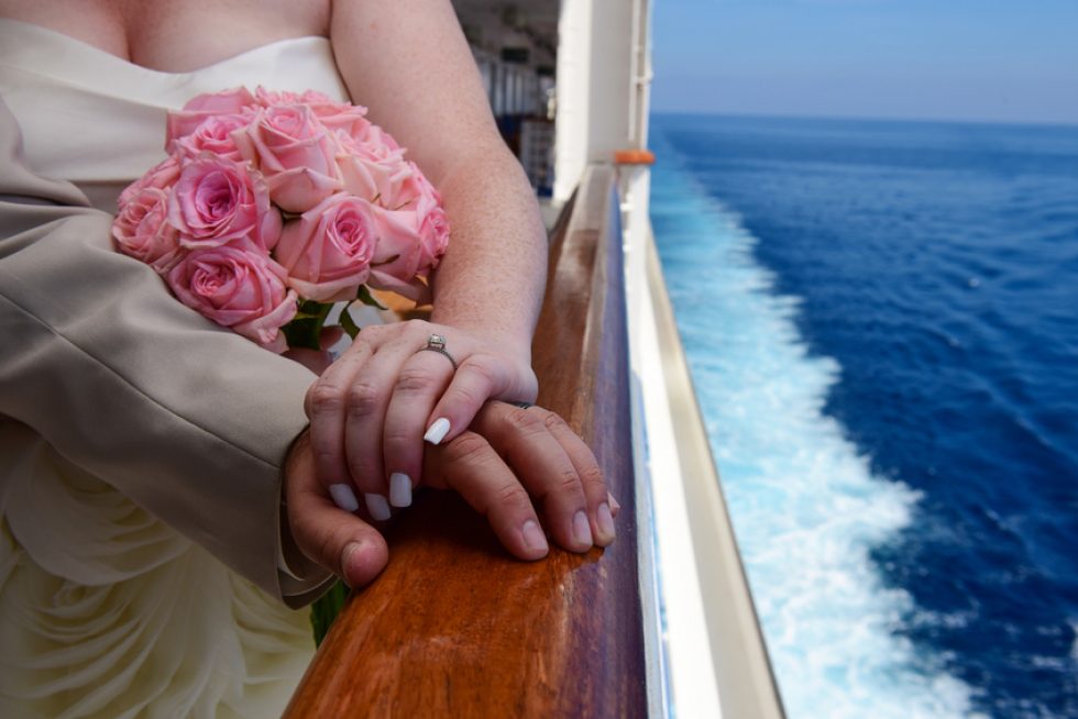 Hochzeit auf einem Kreuzfahrtschiff