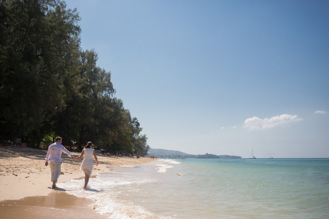 Hochzeitsfotograf Thailand-Koh Lanta Rennen am Strand
