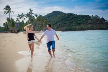 Thailand Wedding Photography-Phi Phi Island Running on the beach
